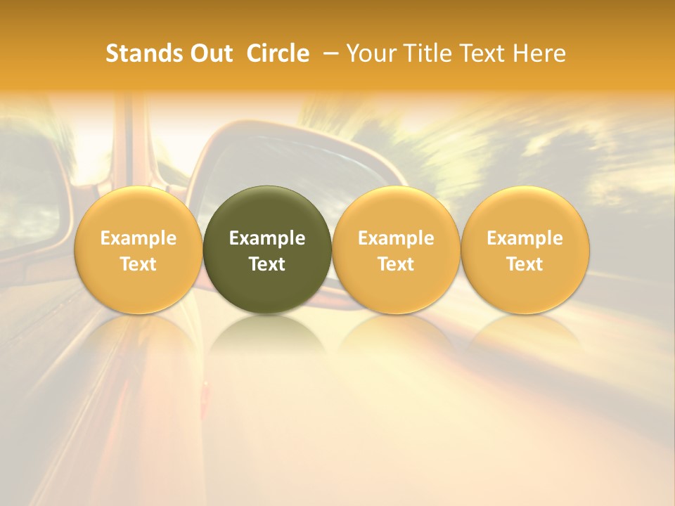 Transportation Movement Auto PowerPoint Template