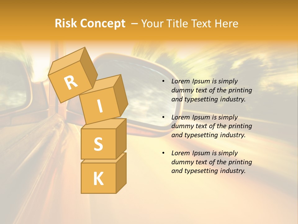 Transportation Movement Auto PowerPoint Template