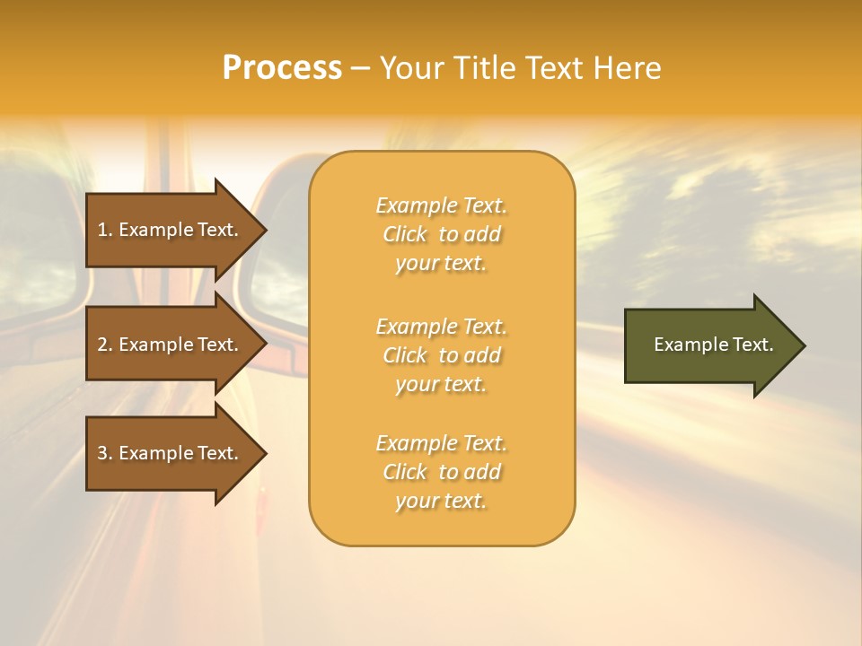 Transportation Movement Auto PowerPoint Template