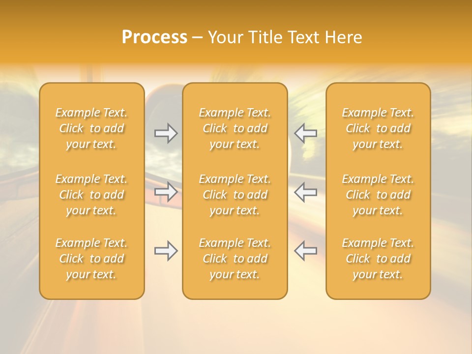 Transportation Movement Auto PowerPoint Template
