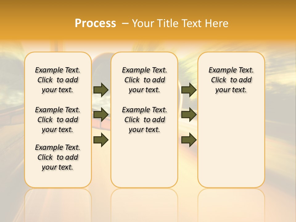 Transportation Movement Auto PowerPoint Template