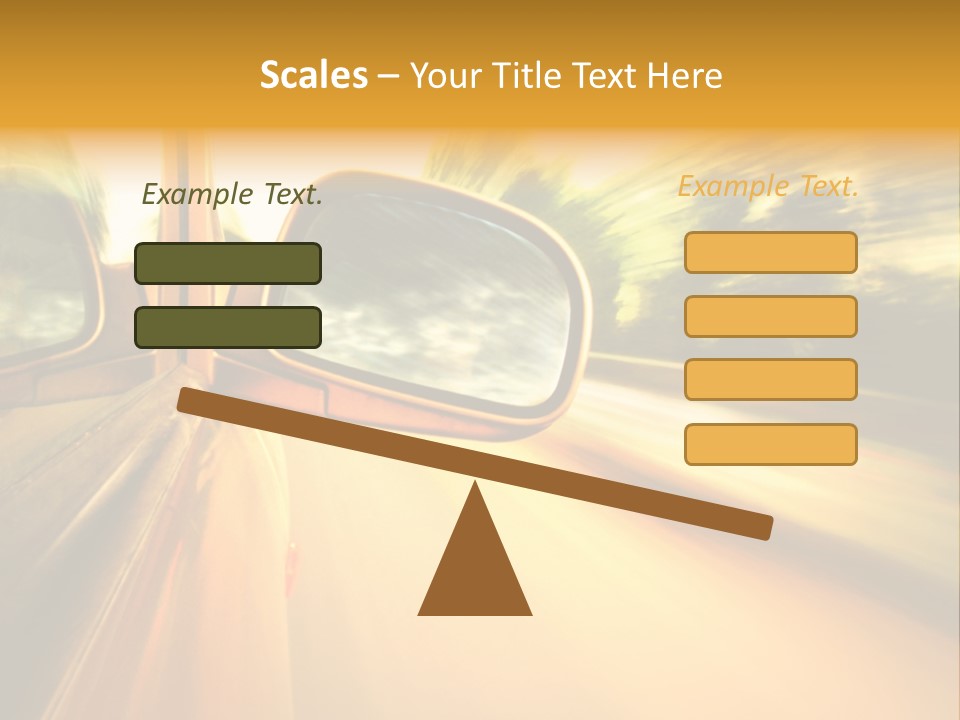 Transportation Movement Auto PowerPoint Template