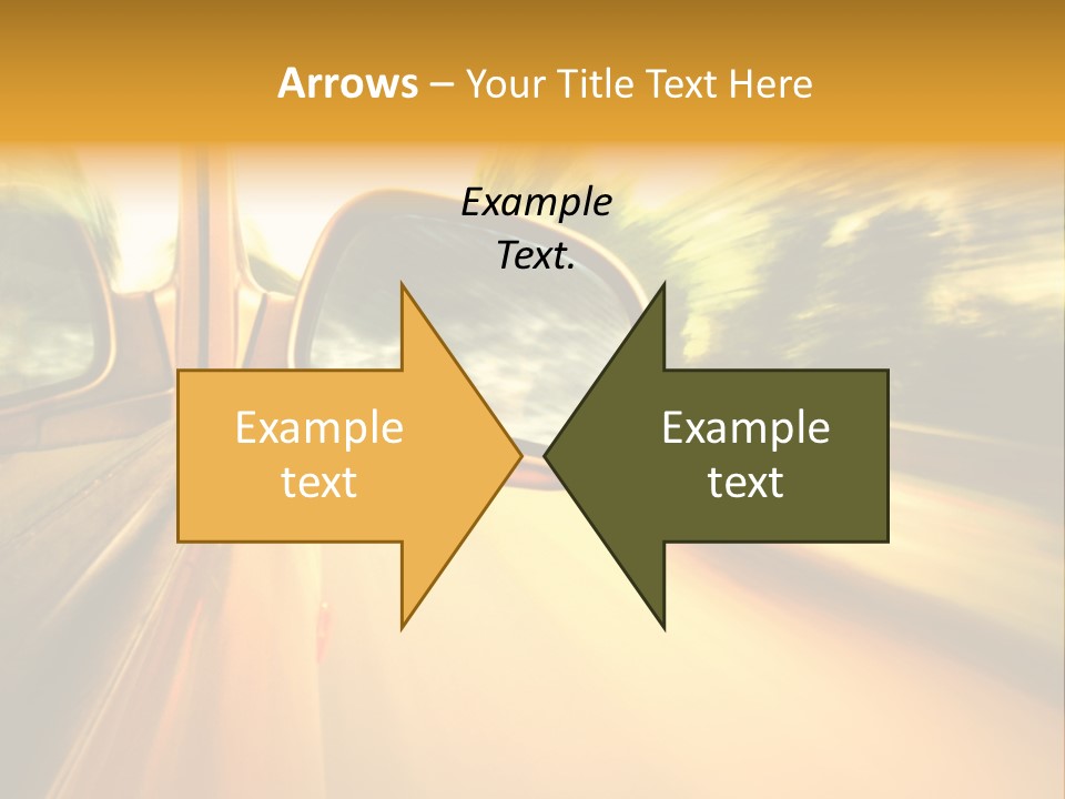 Transportation Movement Auto PowerPoint Template