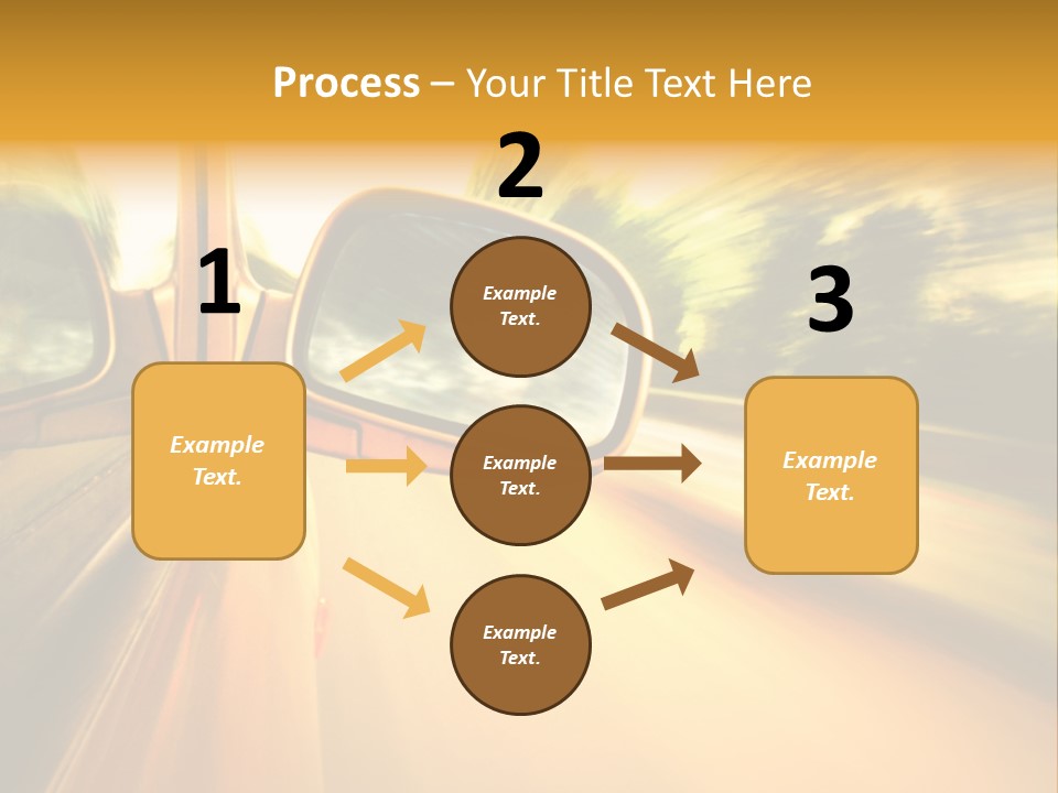 Transportation Movement Auto PowerPoint Template