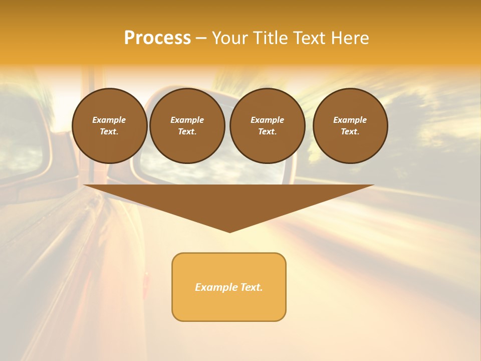 Transportation Movement Auto PowerPoint Template