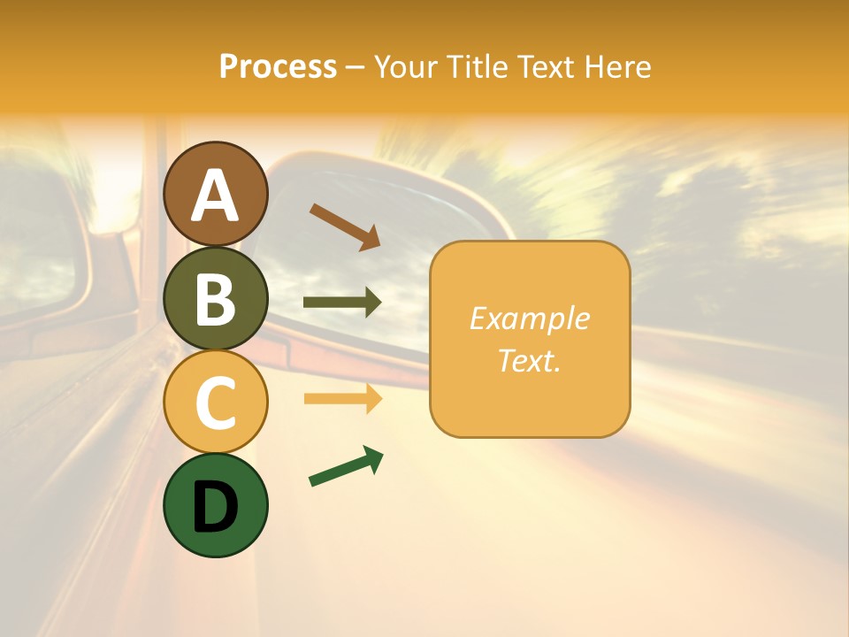Transportation Movement Auto PowerPoint Template