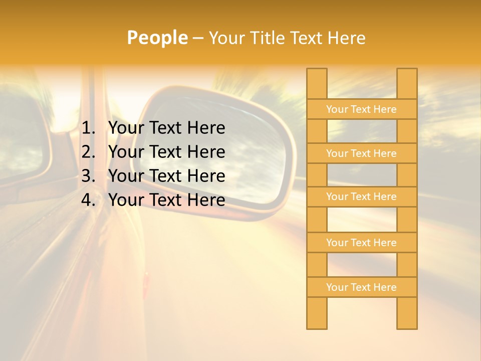 Transportation Movement Auto PowerPoint Template