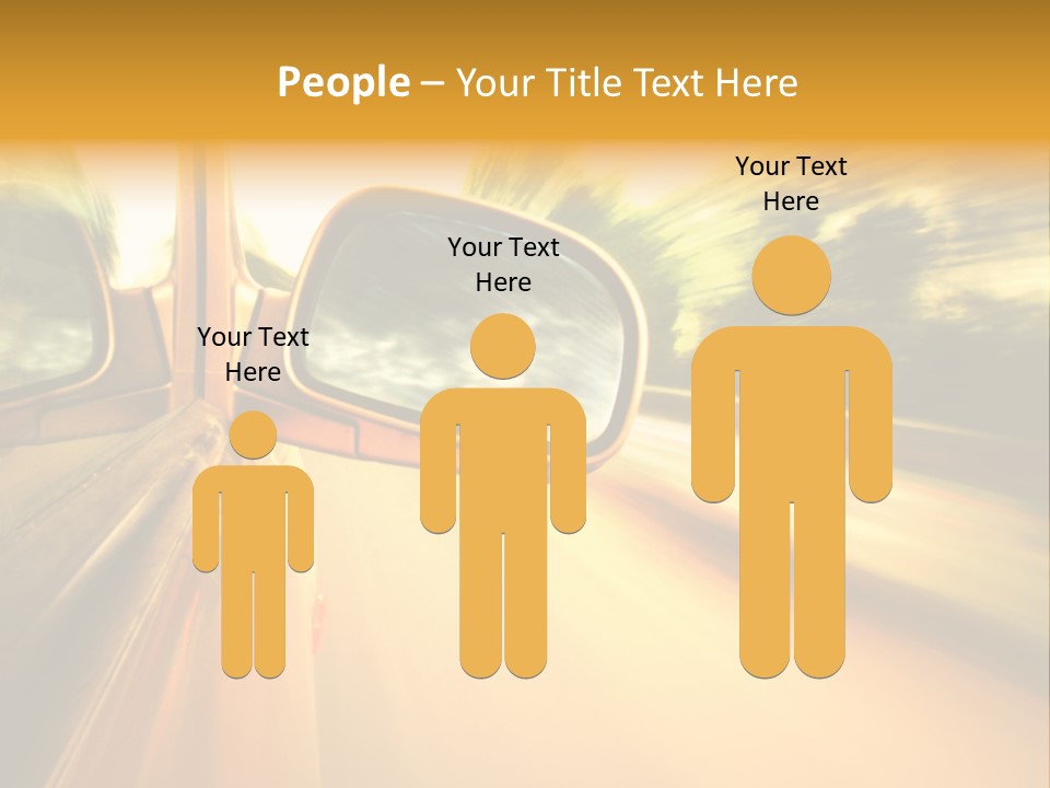 Transportation Movement Auto PowerPoint Template