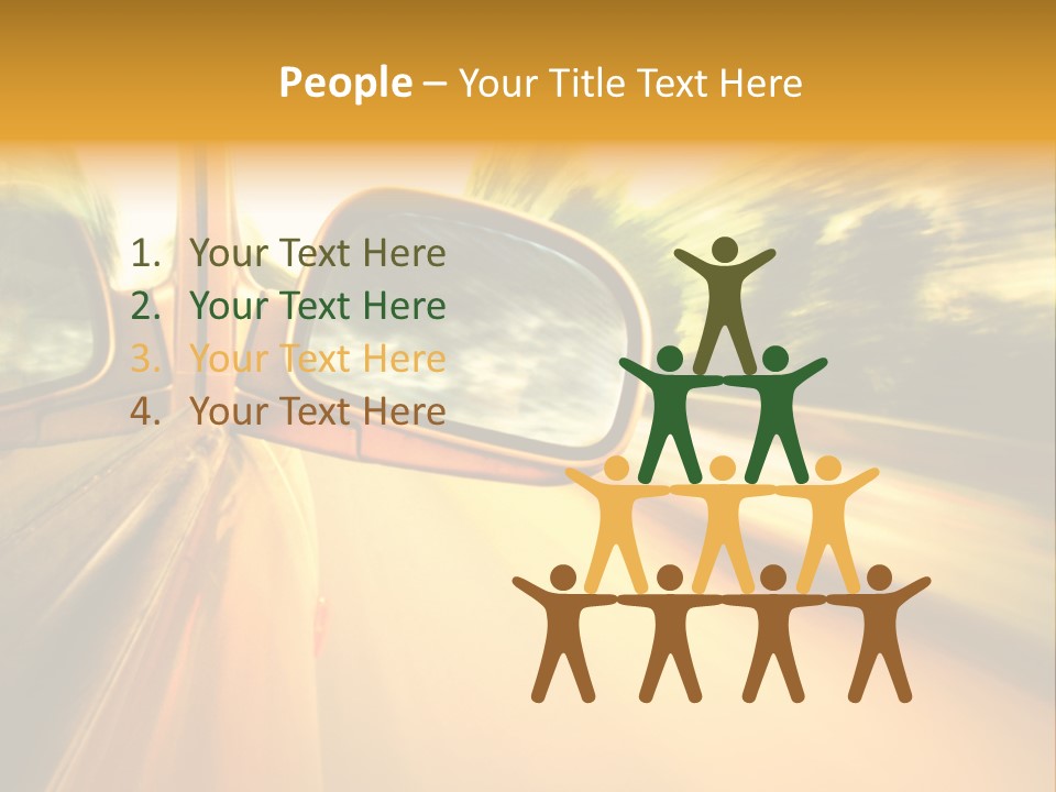 Transportation Movement Auto PowerPoint Template