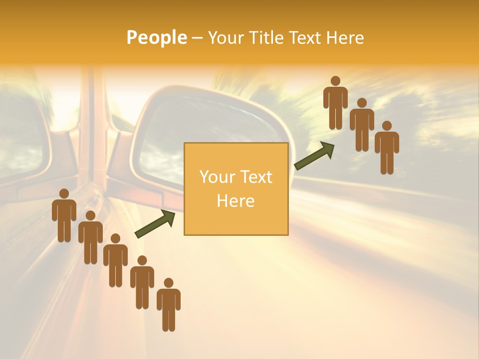 Transportation Movement Auto PowerPoint Template