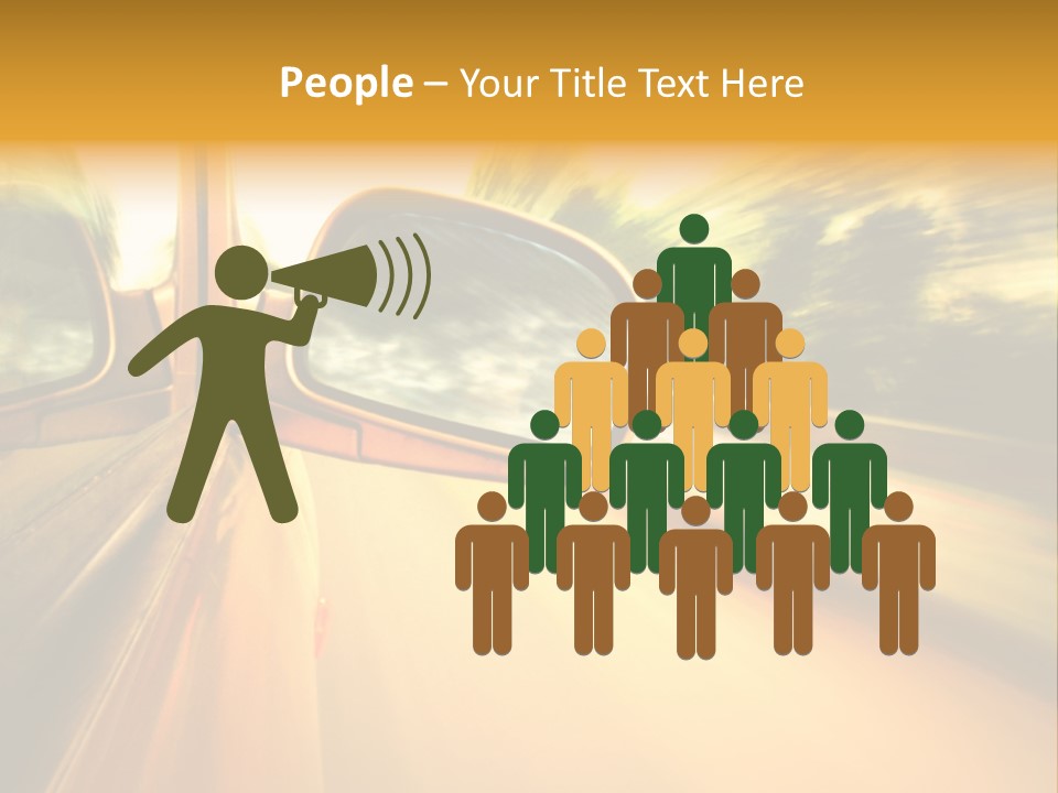 Transportation Movement Auto PowerPoint Template