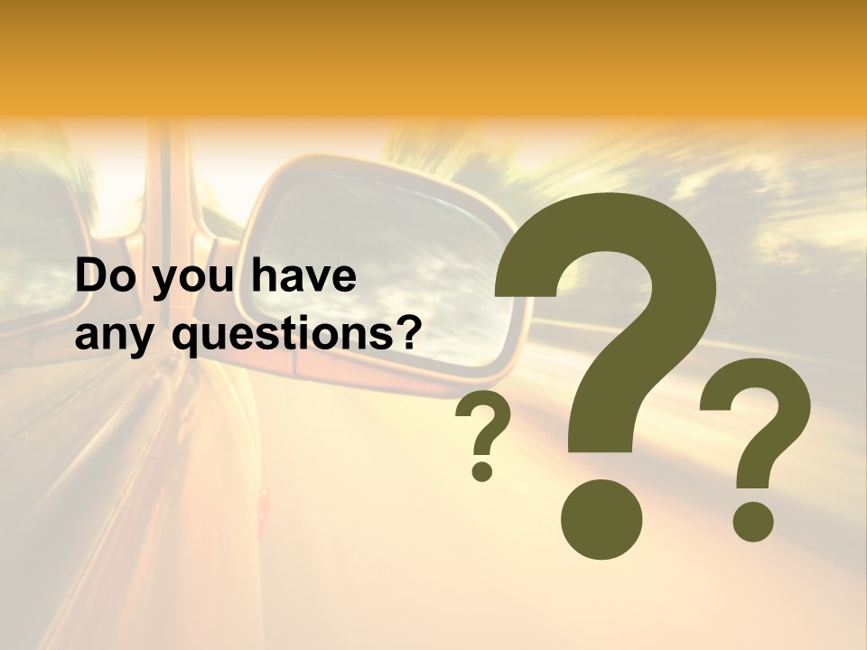 Transportation Movement Auto PowerPoint Template