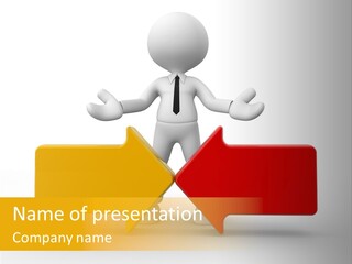 White Achievement Change PowerPoint Template