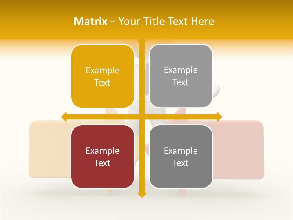 White Achievement Change PowerPoint Template