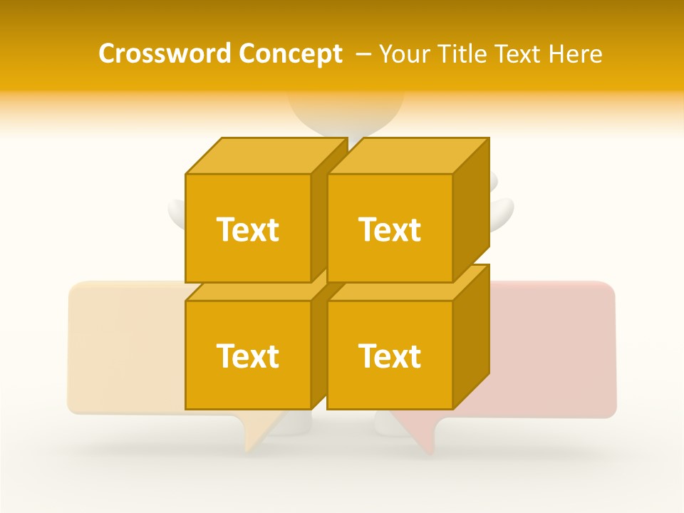 White Achievement Change PowerPoint Template