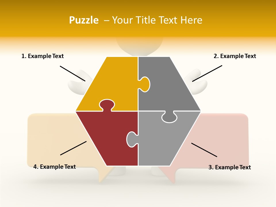 White Achievement Change PowerPoint Template