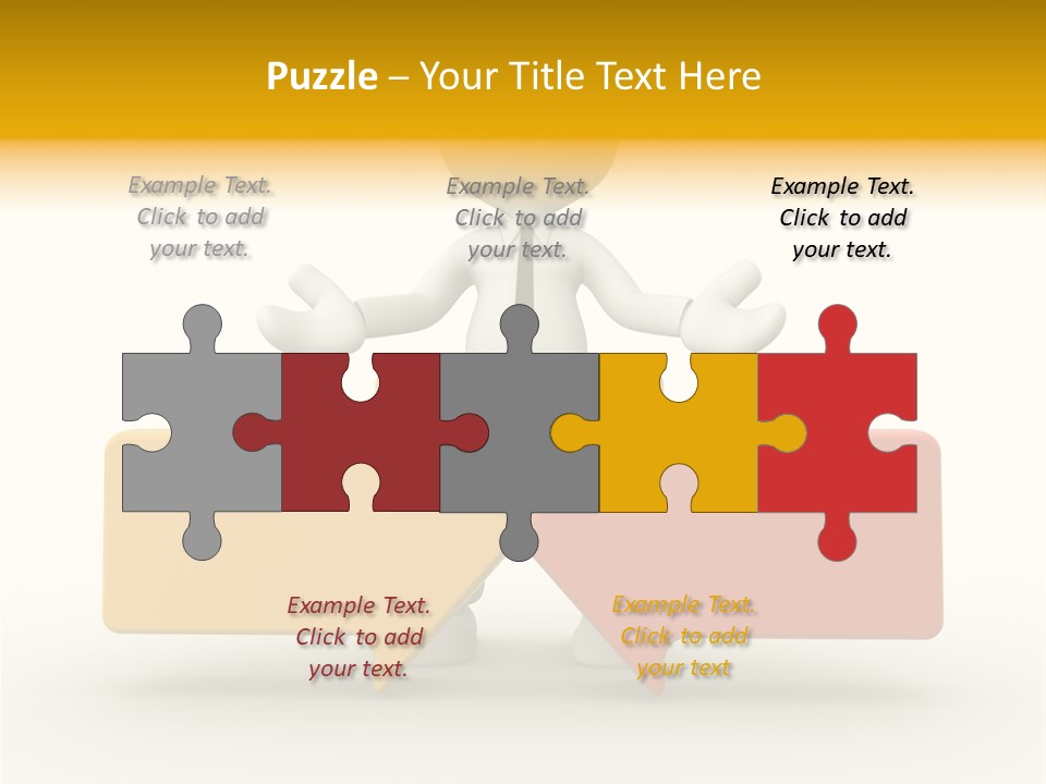 White Achievement Change PowerPoint Template