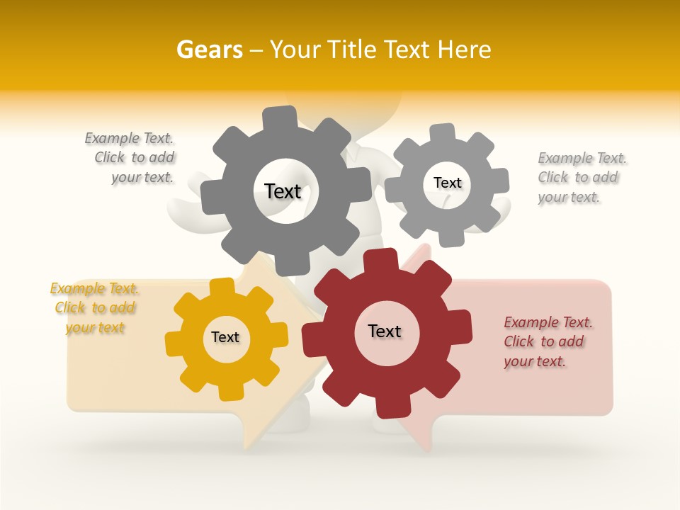 White Achievement Change PowerPoint Template