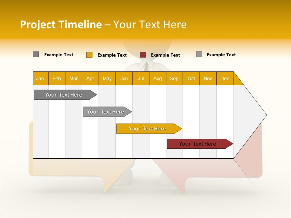 White Achievement Change PowerPoint Template