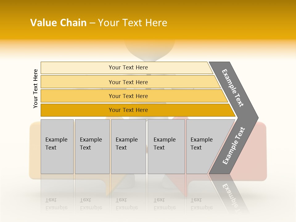 White Achievement Change PowerPoint Template