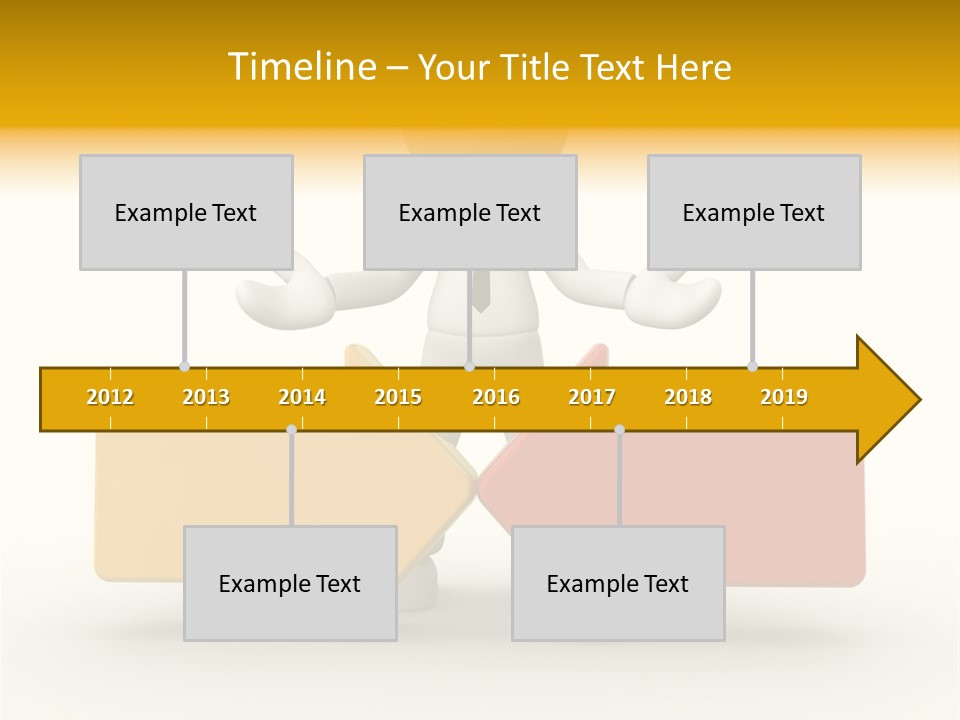 White Achievement Change PowerPoint Template