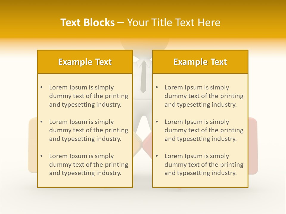 White Achievement Change PowerPoint Template
