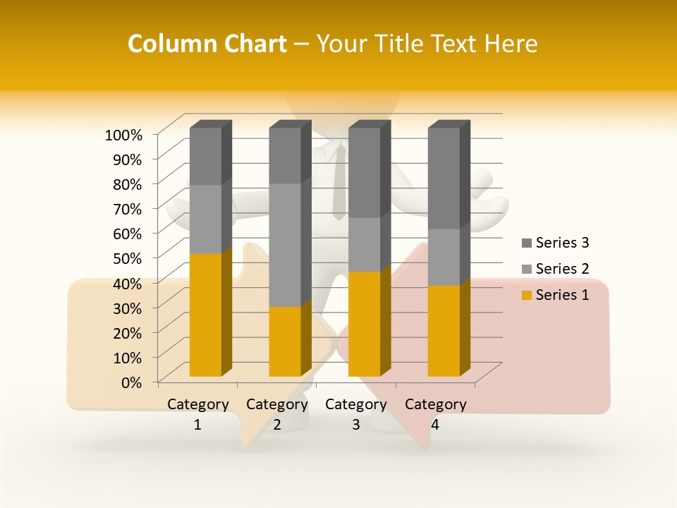 White Achievement Change PowerPoint Template