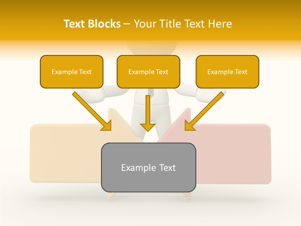 White Achievement Change PowerPoint Template