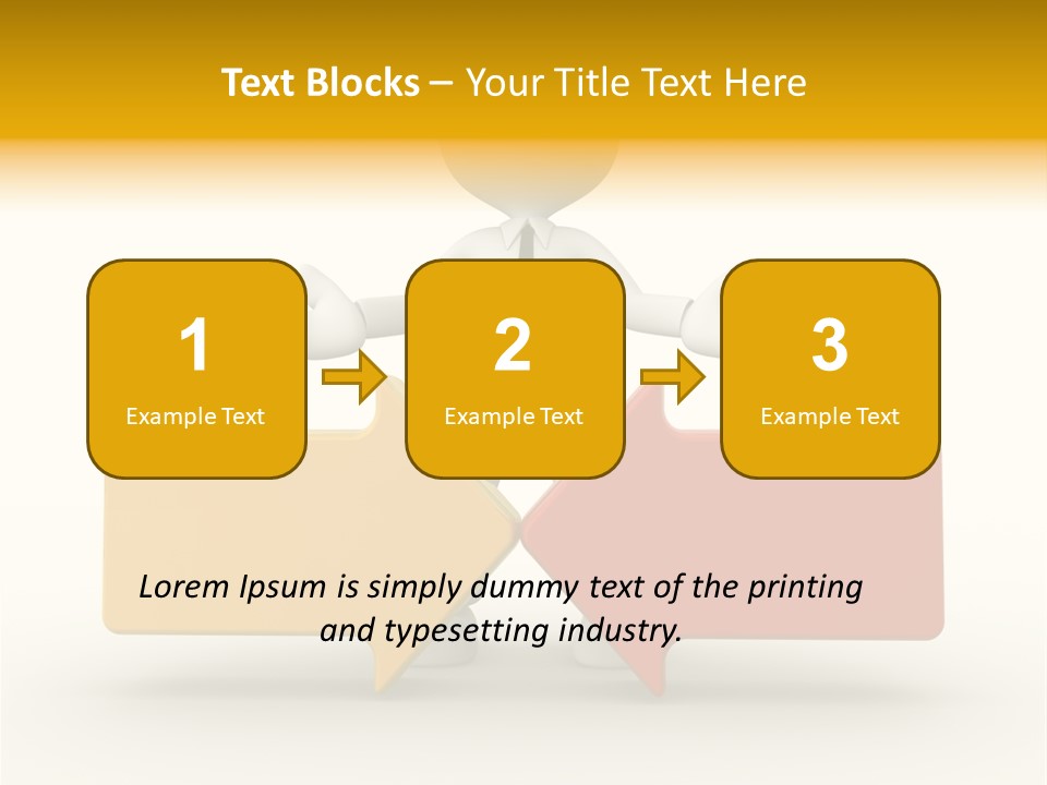 White Achievement Change PowerPoint Template