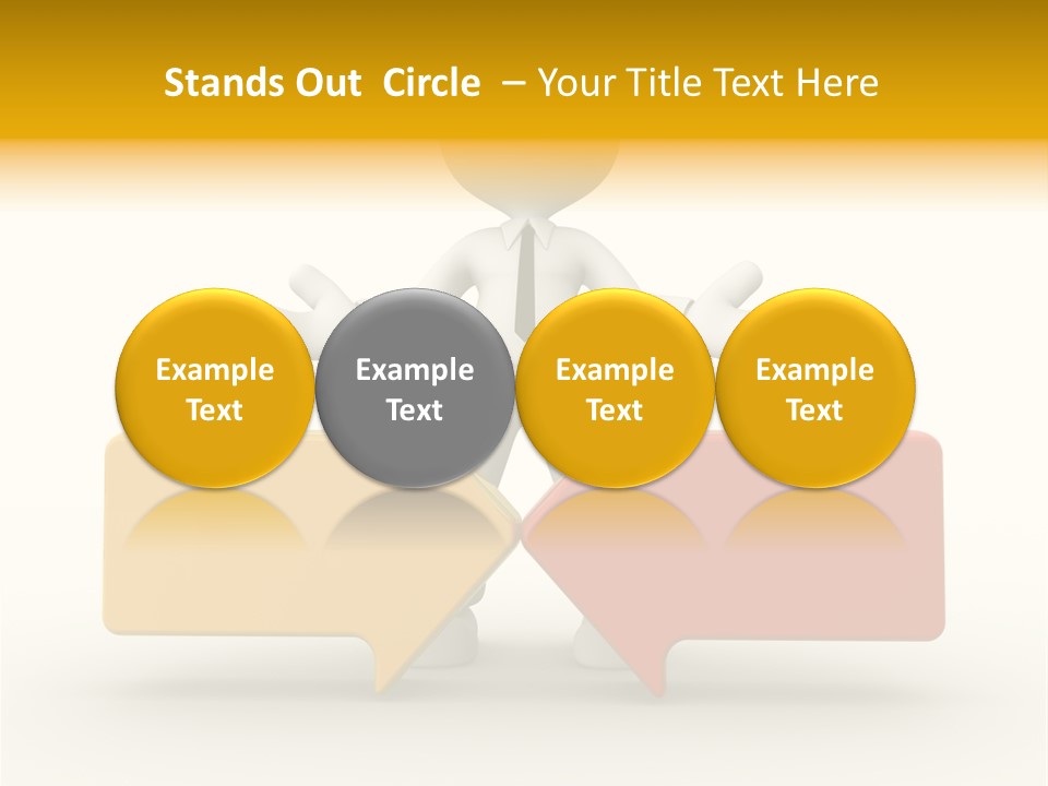 White Achievement Change PowerPoint Template