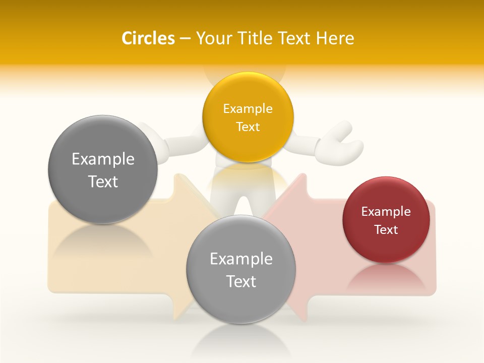 White Achievement Change PowerPoint Template