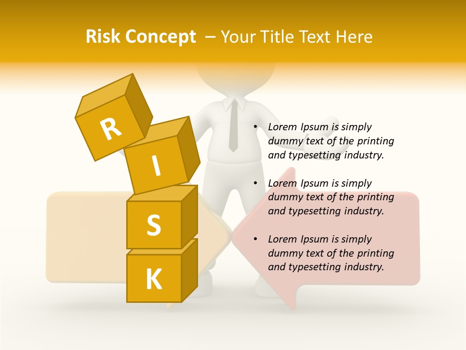 White Achievement Change PowerPoint Template