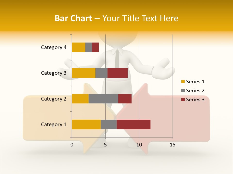 White Achievement Change PowerPoint Template