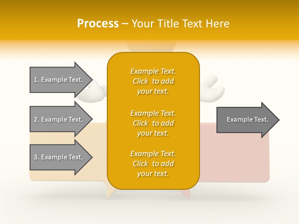 White Achievement Change PowerPoint Template