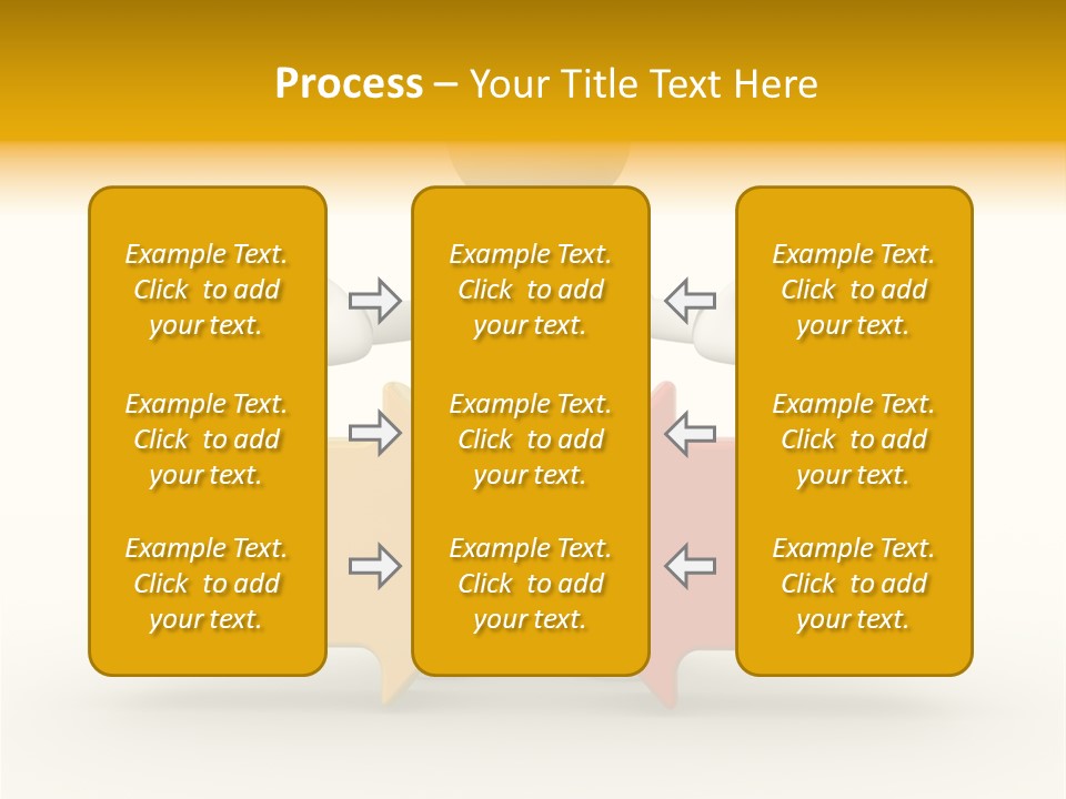 White Achievement Change PowerPoint Template