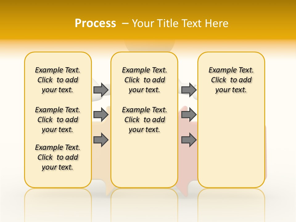 White Achievement Change PowerPoint Template