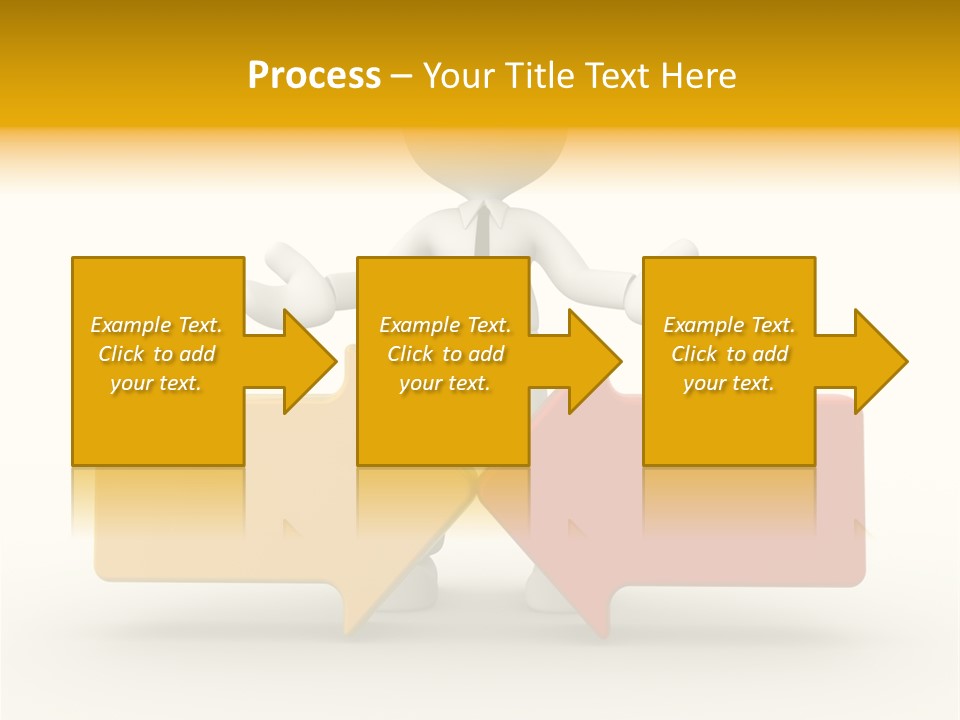 White Achievement Change PowerPoint Template