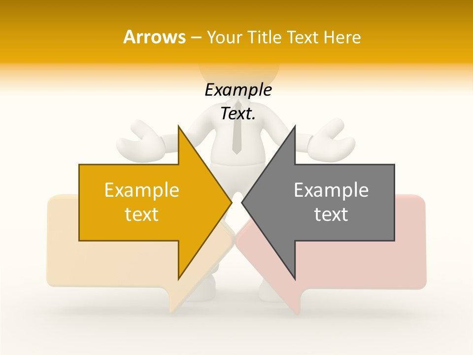 White Achievement Change PowerPoint Template