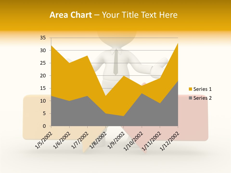 White Achievement Change PowerPoint Template