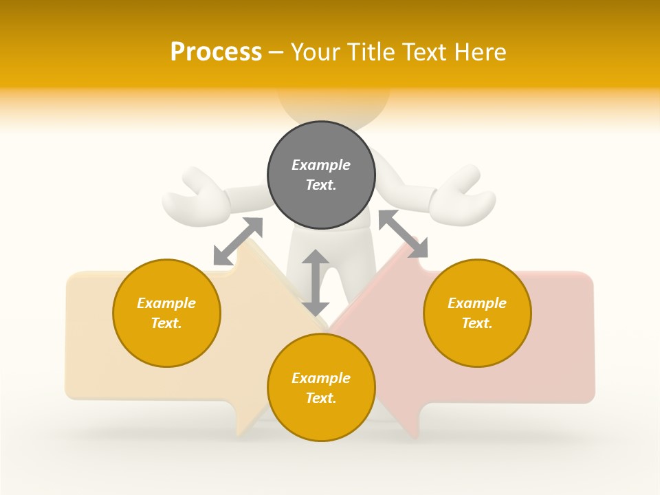 White Achievement Change PowerPoint Template