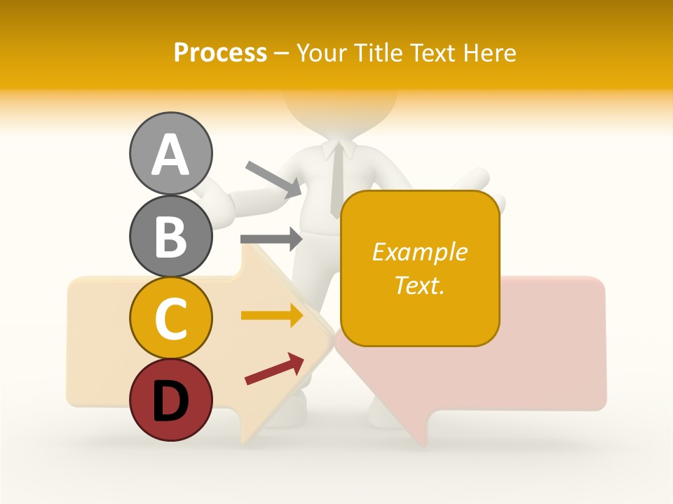 White Achievement Change PowerPoint Template
