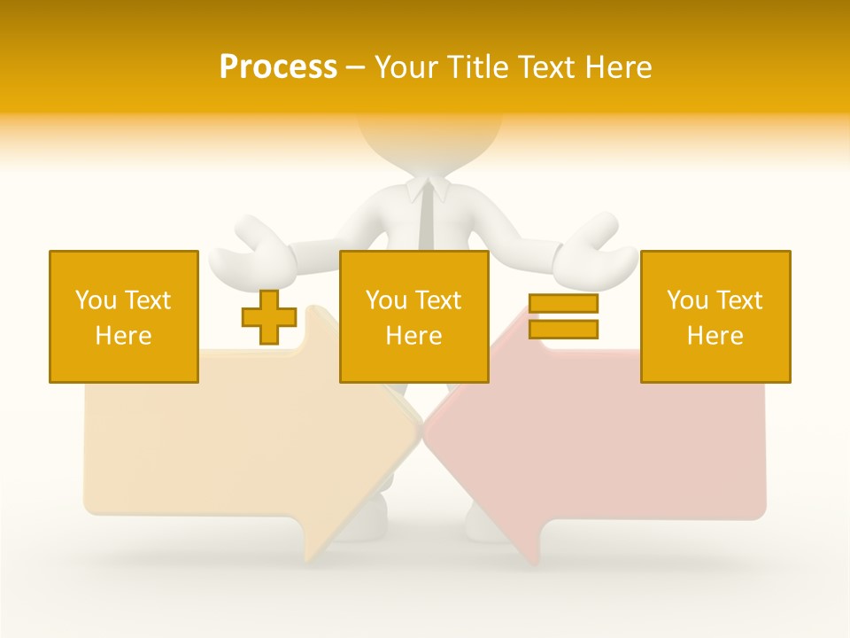 White Achievement Change PowerPoint Template