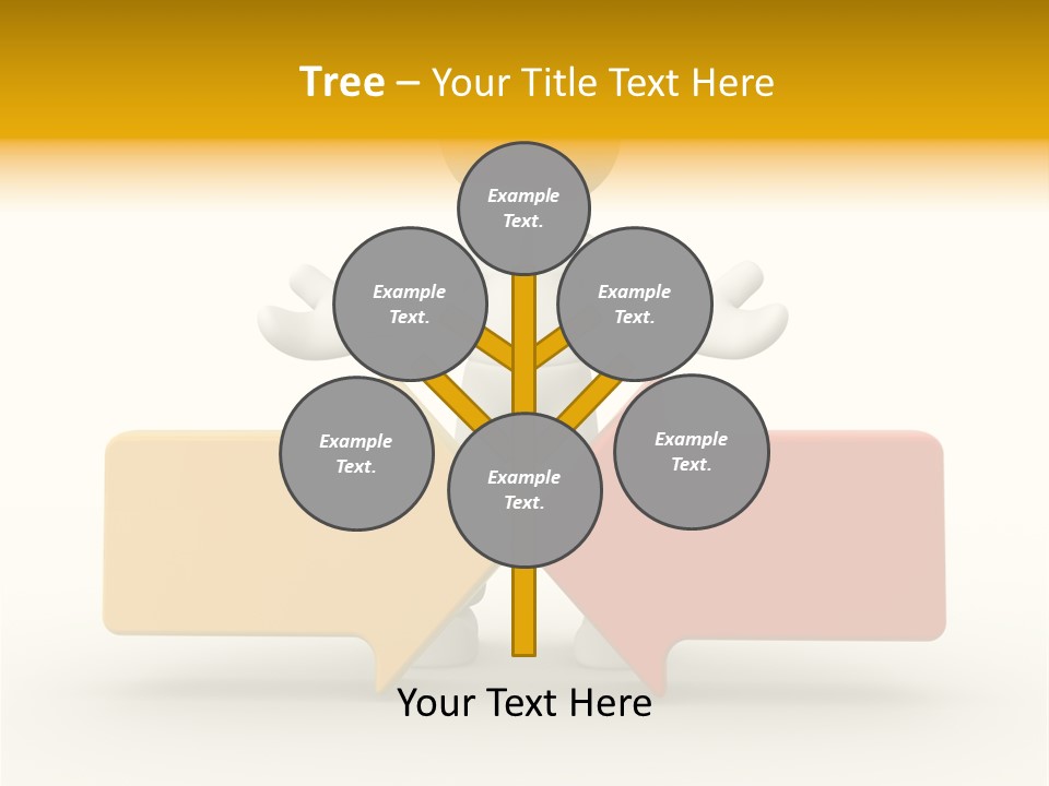 White Achievement Change PowerPoint Template