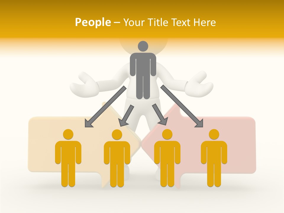 White Achievement Change PowerPoint Template