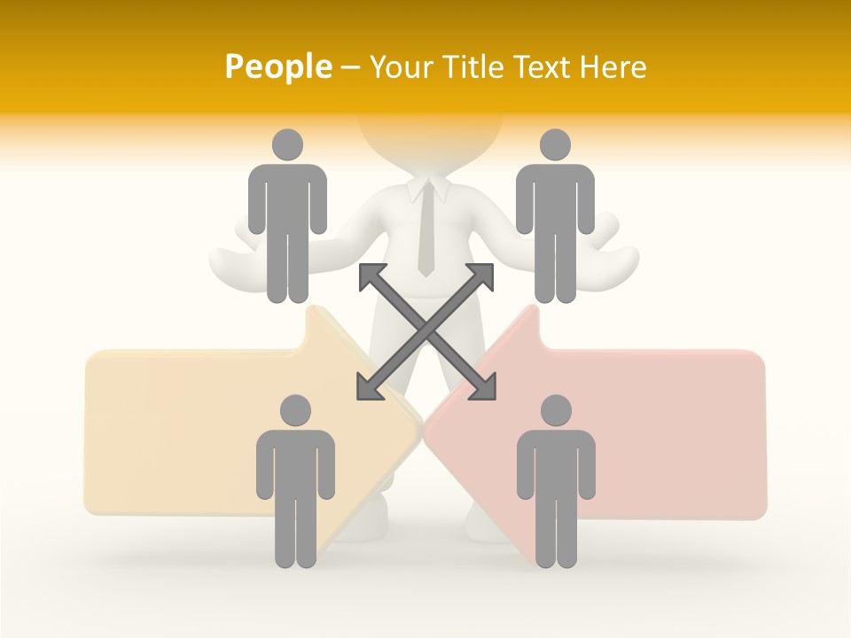 White Achievement Change PowerPoint Template