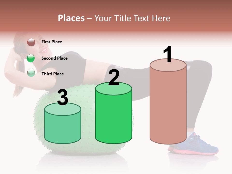 Muscular Beautiful Sporty PowerPoint Template