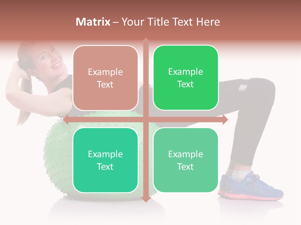 Muscular Beautiful Sporty PowerPoint Template