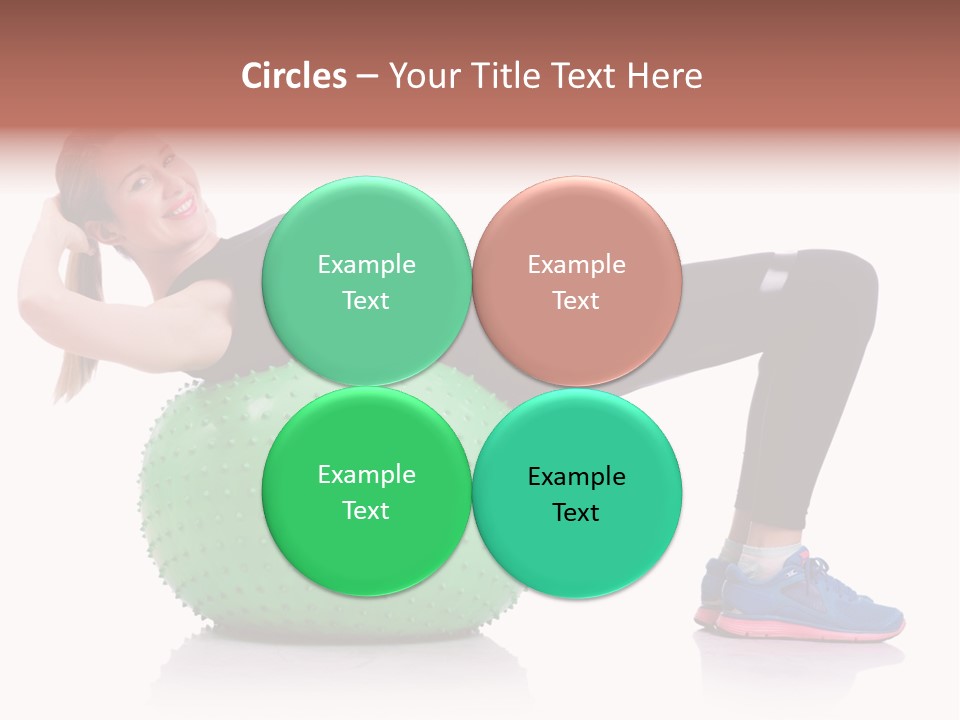 Muscular Beautiful Sporty PowerPoint Template