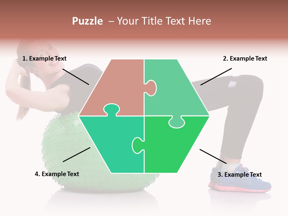 Muscular Beautiful Sporty PowerPoint Template