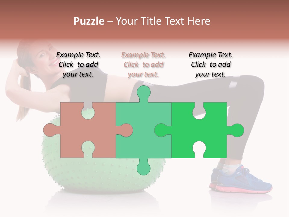 Muscular Beautiful Sporty PowerPoint Template